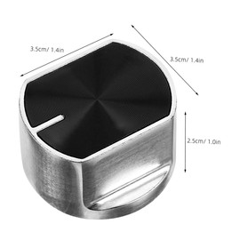 CAXUSD 8pcs Replacement Gas Stove Knobs Zinc Alloy Oven Knobs for Stove Range Control Knobs Easy Operation BBQ Parts