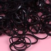 1000Pcs Black Hair Elastic Rubber Bands, MOIHSING No Damage Soft