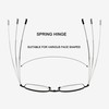 FEIVSN 2 Pack Folding Reading Glasses for Men Women, Foldable
