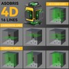 Laser Level 4x360° Self Leveling with Tripod & LCD Touch
