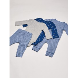 Carter's Baby Boys' 4-Piece Gift Set, Blue Dino, 6 Months