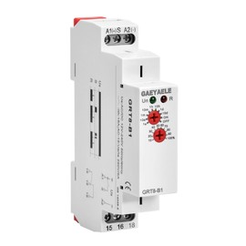 GAEYAELE Relé de tiempo de apagado retardado 16A 1SPDT Relé de retardo de temporizador (GRT8-B1,AC/DC12V-240V)