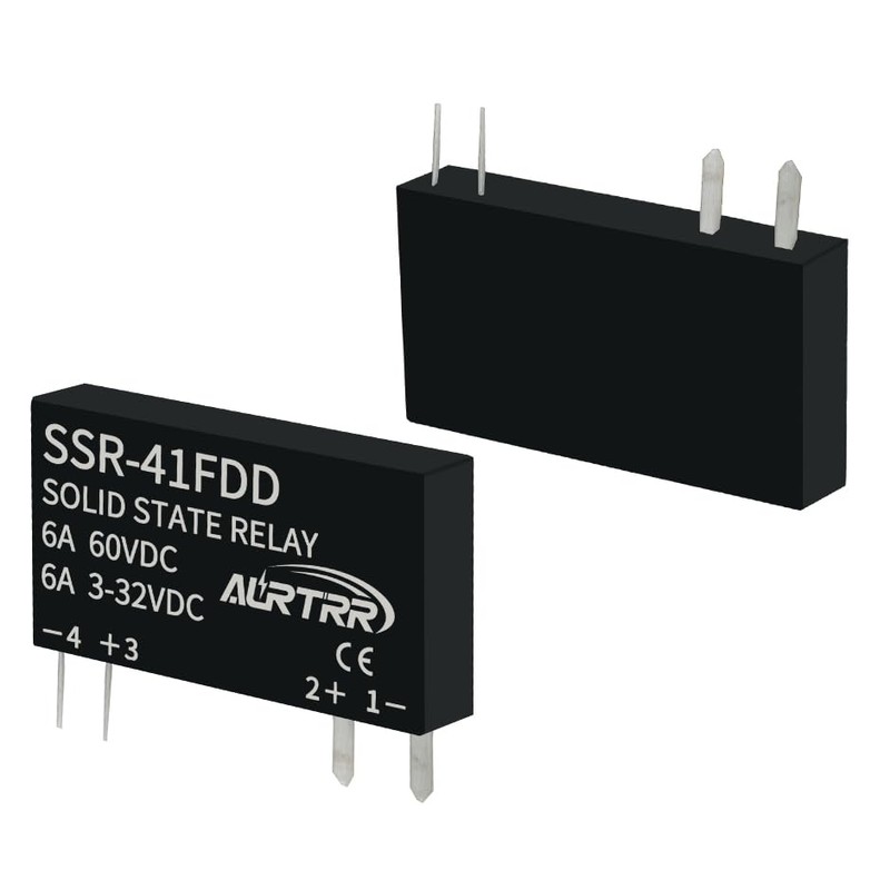 (10pcs)12V 5V 3v 3.3V Solid State Relay 1a,dc SSR,Input:3-32Vdc,Output:5-60Vdc,41Fdd,Non-Contact,Mini,Slim Ac