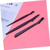 PACKOVE 3PCS Portable Eyebrow Shaper Set Stainless Steel Eyebrow Razors