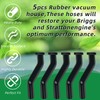 shiosheng 5pcs Vacuum Hoses 596163 593998, 797408 3 inch, Black