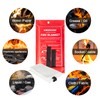 VIKDOOK Fiberglass Fire Blanket For Home Kitchen Camping Emergency 1.0m