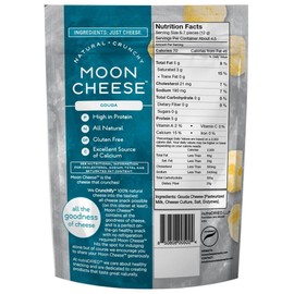 Moon Cheese - 100% Natural Cheese Snack - Gouda - 2 oz - 12 Pack
