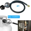 GrillAce 2-Feet propane Gas Grill Regulator and Hose, Replacement for