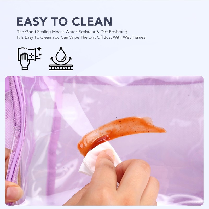 BORMELUN Clear lunch bags for work stadium correctional officer accessories