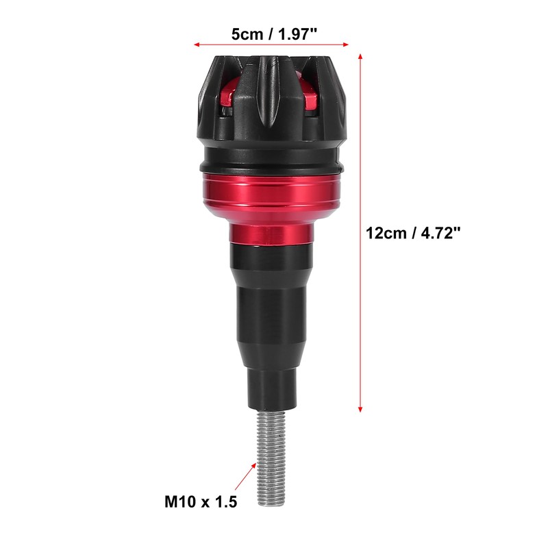 Motoforti Universal Motorcycle Slider Falling Crash Protector Red