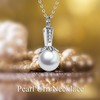 Pearl Urn Necklace for Ashes Sterling Sliver Cremation Jewelry for