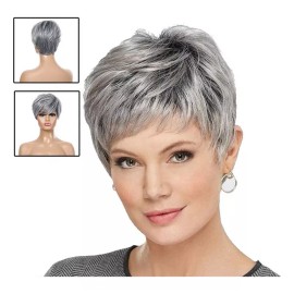 generic Para  Pelucas Para Mujer, Pelo Corto, Cabello Humano,