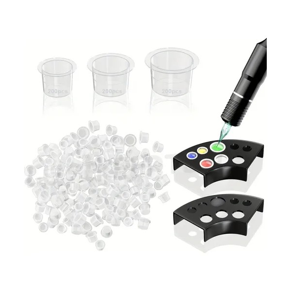 LUSIKEERTSILS Caps Retapas Para Tinta De Tatuar 3 Tamaños 600