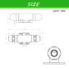 SIGANDG InLine Fuse Holder 1/0 Gauge with 125 Amp Fuse
