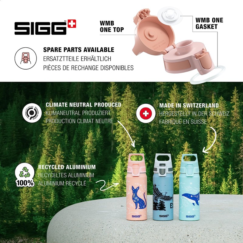 Sigg - Aluminium drinking bottle for children - WMB ONE