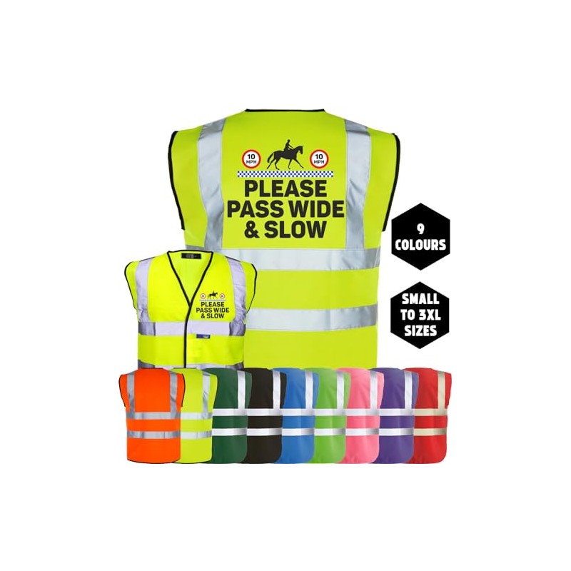Corporate Togs Equine Safety Apparel - High Vis Vest, PLEASE