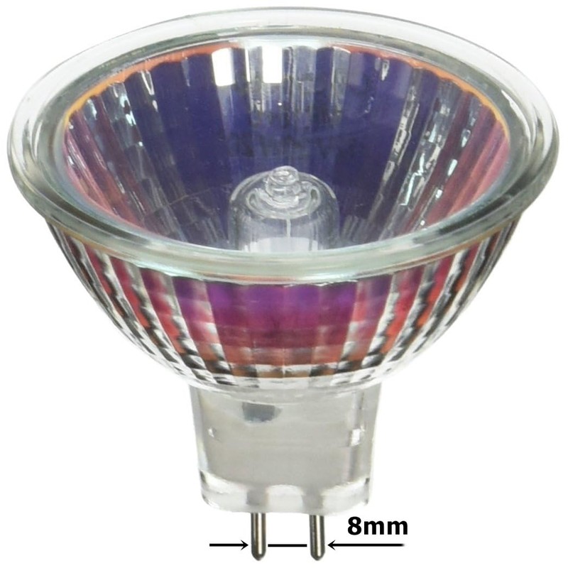 (3)-Bulbs-G8-25W-JCDR-120V BI-PIN Clear 120Volts 25 Watt MR-16 GU8