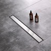 AVSIILE Linear Shower Floor Drain, 60 Inch Brushed Nickel 304