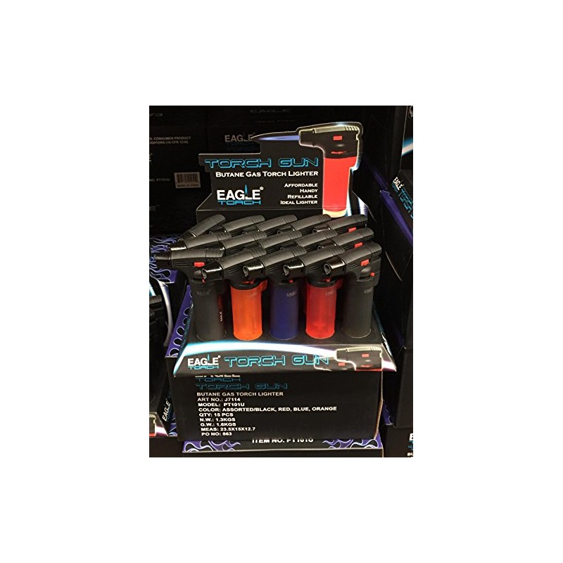 Eagle Torch Lighters Single Unit Assorted Colors