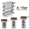 2/3/4-Tier collapsible cooling rack for baking,Folding Cooling Grid,Adjustable Stackable Roasting