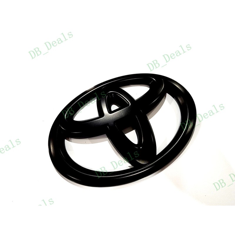 TOYOTA Overlay Matte Blackout Overlay Front Grille Emblem Badge 2022+