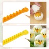 2pcs Fancy Cut Eggs Cutters, 2 Shapes Cooked Eggs Cutter