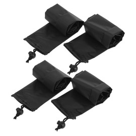 Mobestech 2pairs Automotive Wiper Blade Covers Bird Poop Protection Easy to Install Durable for Rain and Shielding Black Wiper Guards