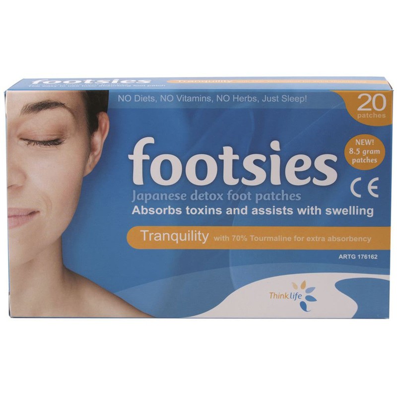 Thinklife Tranquility Footsies, 20 Patches