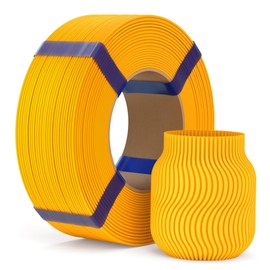 ELEGOO PLA Basic Refill Filament 1.75mm Sunflower Yellow 1KG, 3D Printer Filament No Spool Dimensional Accuracy +/- 0.02mm, 3D Printing PLA for Reusable Spool Refilling