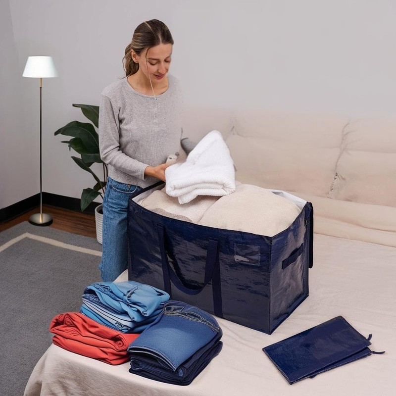 Extra Heavy Duty Large Moving Bags with Strong Zipper &