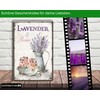 schilderkreis24 - Tin Sign "Lavender & Peonies" - Romantic Wall
