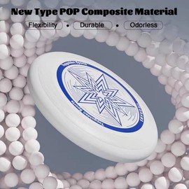 Eastgoing Ultimate Flying Disc 175 Gram, Sport Disc，Loads of UV Colors Available, Team Flying Disc for Beach, Backyard, Park, Camping and More, Suitable for competitions, Suitable for All Ages