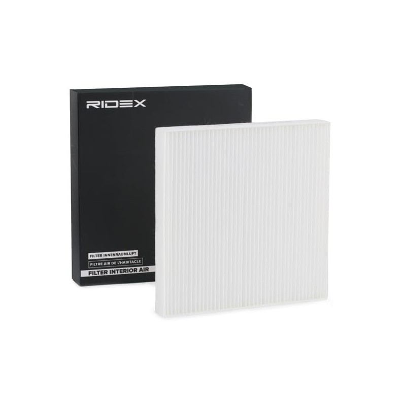 RIDEX Cabin Air Filter, Pollen Filter, Filter Insert, suspended material