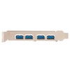 USB3.0 Expansion Card 5Gbps Transmission VIA Chip 4 Ports Enclosed