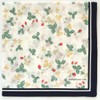 Blooming 138109-0002-03 Wedgewood Printed Handkerchief, Wild Strawberry, White, Women's, Handkerchief,
