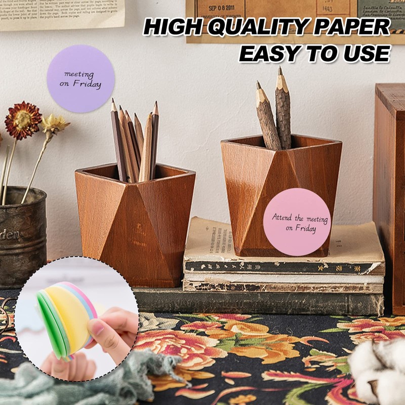 Sticky Notes, 600 Sheets 60x60mm Super Sticky Notes Pad, Self-Stick