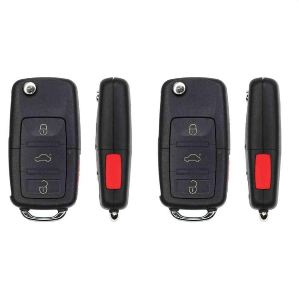 Replacement Flip Key Fob for Volkswagen Golf 2006-2011 FCC 1K0959753P