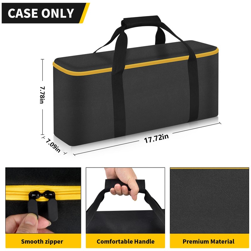 SAIKA Tool Bag for DEWALT ATOMIC 20V MAX/for DOVAMAN/for Worx