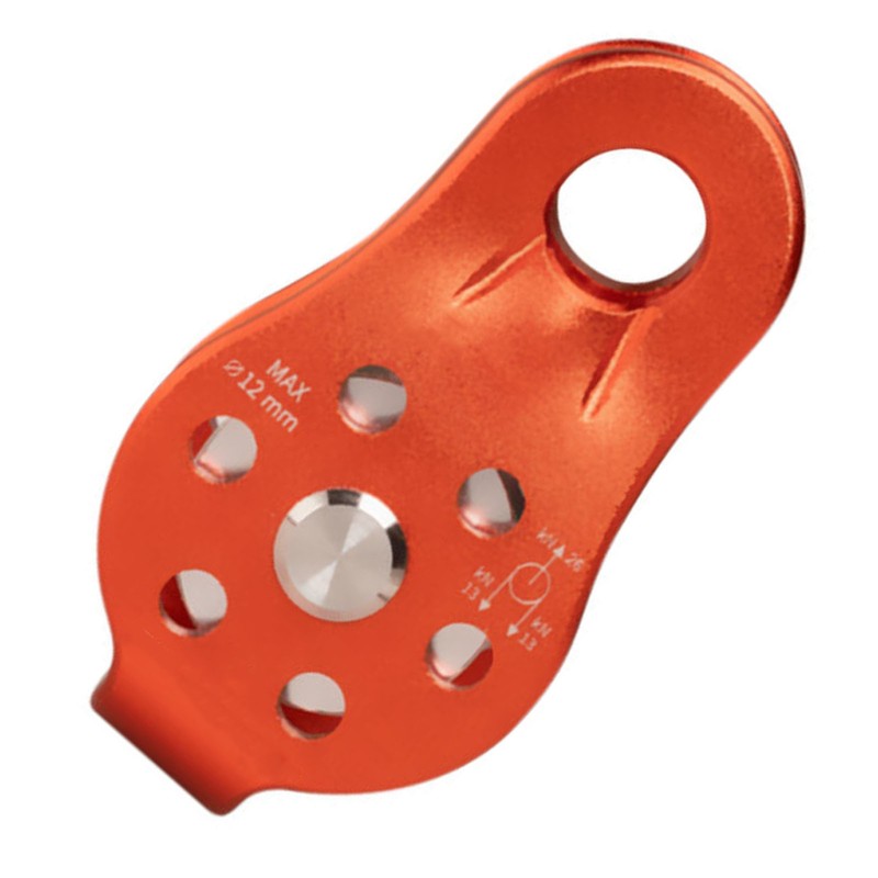 Fixed Single Pulley Cave Exploration Crossing Rescue Lifting Aluminium Alloy