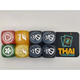 Jumbo Flesh and Blood Deluxe Dice Set - Marble