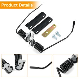 Jetuplusllc Premium Reversible Ice Scratchers 2890644 Single Coil, Compatible with Polaris Snowmobiles MY24 RMK Standard Models