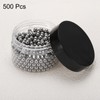 sourcing map 500pcs Chrome Steel Bearing Balls 5mm Precision Balls,