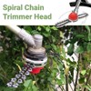 Multifunctional Spiral Chain Trimmer Head Replacement Head Garden Lawn Mower