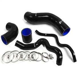 Black Silicone Turbo Induction Hose Pipe Kit Clamps For VW Golf IV MK4 BORA 1.8T JETTA 1996 1997 1998 1999 2000 2001 2002 2003 2004 2005 Black 5pcs
