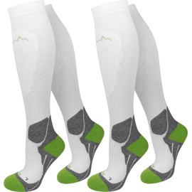 normani 2 Pairs of Compression Socks Black Great Quality Lace Hand Linked in 3 Sizes