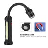 LED Zoom Machine Tool Working Light USB Charging Gooseneck Magnetic