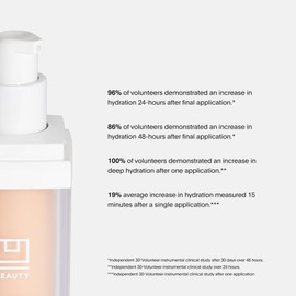 U Beauty The Super Tinted Hydrator - Mega-dose Skin Hydrator and Hyaluronic Acid Moisturizing Cream for Supple, Smooth, and Softer-Looking Skin For Up To 48 Hours - Shade 3-1.0 oz