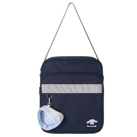 Sanrio School Shoulder Bag with Poly Heart Pouch, Cinnamoroll