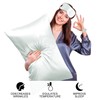 PiccoCasa Satin Pillowcases for Hair and Skin with Eye Mask