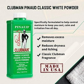 Clubman Pinaud Finest Talc Powder, 9 Ounce (Pack of 3)                                                                                                